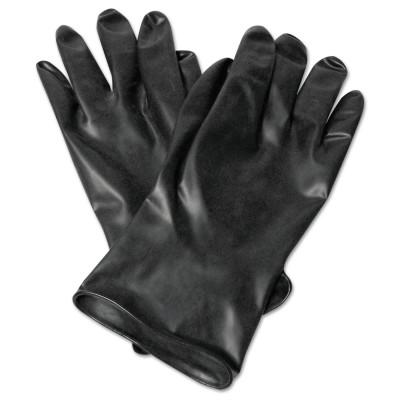 Honeywell Chemical Resistant Butyl™ Gloves, Size 7, Black, 13 mil, Smooth, B131/7