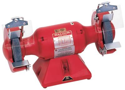 Baldor® Electric 7" Industrial Grinder,36/60 Grit Wheels,Steel Rest,Iron Exhaust,Single, 3600 rpm, 762E