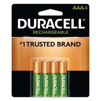 Duracell?? Pre-Charged Rechargeable Battery, NiMH, AAA, 1.2V, 4 EA/PK, DX2400B4N