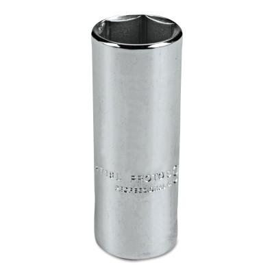 Stanley® Products Torqueplus Deep Sockets 1/4 in, 1/4 in Drive, 9/16 in, 6 Points, 4718L