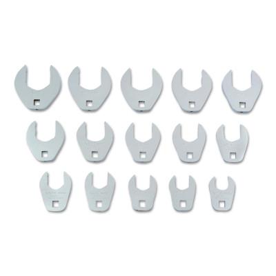 Stanley® Products 15-Piece Crowfoot Wrench Sets, Inch, 1/2 in Drive, 53001CF