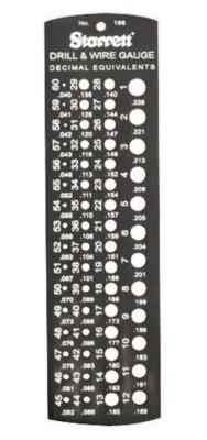 L.S. Starrett 186 DRILL & STEEL WIRE G, 50676