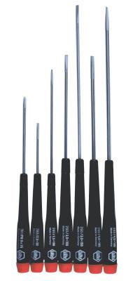 Wiha?? Tools Precision Tool Sets, Slotted; Phillips, 7 Piece, 26092
