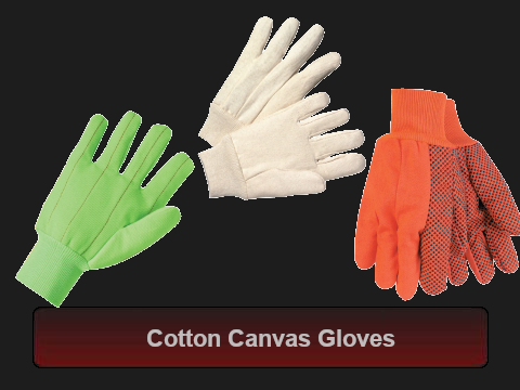 Cotton Canvas Gloves