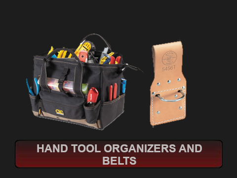 Hand Tool Organizers and Belts