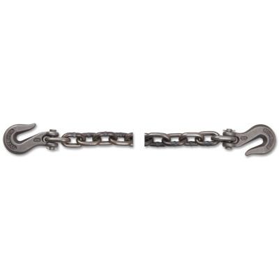 Peerless® Industrial Group Grade 43 High Test Tiedown Chain Assemblies, 3/8 in, 5,400 lb Load, 20 ft, 5231462
