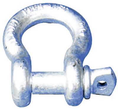 Peerless® Industrial Group Screw Pin Anchor Shackles, 3/16 in Bail Size, 3.25 Tons, 8058105