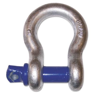 Peerless® Industrial Group Screw Pin Anchor Shackles, 1 1/4 in Opening, 3/4 in Bail, 9,500 lb Load, 8058705