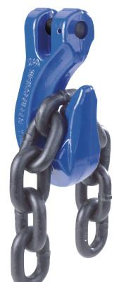 Peerless® Industrial Group V10 Clevis Shortening Grab Hooks, 9/32 in, 5,700 lb, Peerless Blue, 8428200