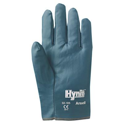 Ansell Hynit Nitrile-Impregnated Gloves, 9, Blue, 32-105-9