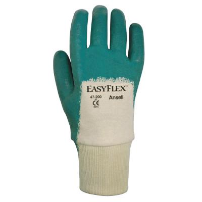 Ansell Easy Flex Gloves, 7, Aqua, 103446