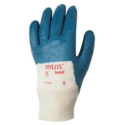 Ansell HyLite Palm Coated Gloves, 9, Blue, 103454