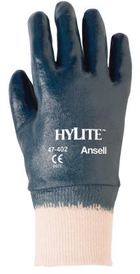 Ansell HyLite Fully Coated Gloves, 8, Blue, 47-402-8