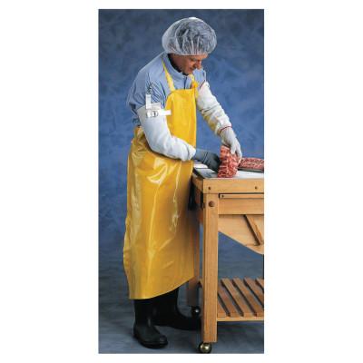 Ansell CPP Supported Neoprene Apron, 35 in x 45 in, Yellow, 105244