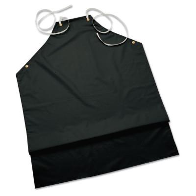 Ansell CPP Supported Aprons, 35 in X 45 in, Hycar, Black, 56-512