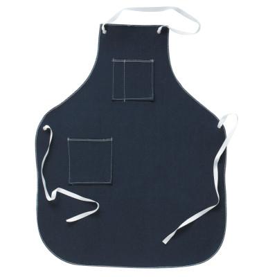Ansell CPP Shop Aprons, 36 in x 28 in, Denim, Blue, 57-003-28X36