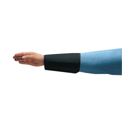 Ansell Cane Mesh Sleeves, 8 in Long, Velcro Closure, Black, 59-801-8