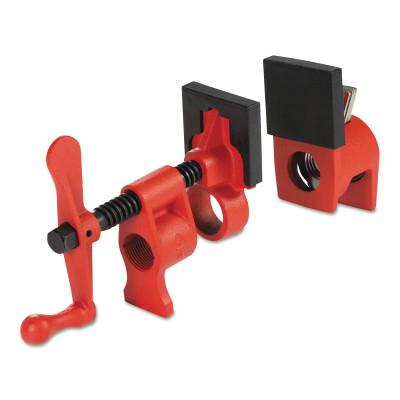 BESSEY® Pipe Clamps, Lever Handle, 1-3/4 in Throat Depth, 3/4 in Opening, 2 in Jaw Width, PC34-2