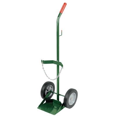 Anthony Single Cylinder Carts, Holds 1 Cylinder, 8 in Rubber/Plastic Rim Wheels, 6108