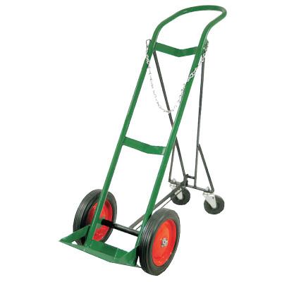Anthony Retractable Single-Cylinder Medical Carts, 10 in Rubber/Steel Rim Wheels, 6114