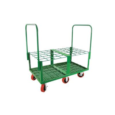 Anthony Heavy-Duty Frame Cylinder Carts, Holds 40 Cylinders, 6 in Rubber/Plastic Wheels, 6406