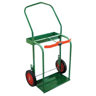 Anthony High-Rail Frame Dual-Cylinder Carts, 25"W x 46"H, Solid Rubber Wheels, 85-10