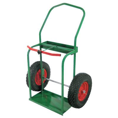 Anthony High-Rail Frame Dual-Cylinder Cart, For 9-1/2 in Cylinders, 16 in Pneumatic Wheels, 85-16
