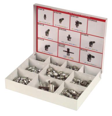 Alemite® All Purpose Fitting Assortments, Includes Selection of Popular Sized Fittings, 2364-1