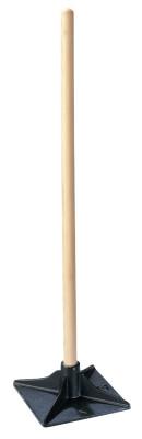 The AMES Companies, Inc. Tamper, 10 in x 10 in, Steel, 42.25 in Hardwood Handle, 1133700