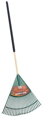 The AMES Companies, Inc. Lawn Rake, 24 in Plastic Blade, 48 in White Ash Handle, 1925000