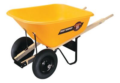 The AMES Companies Inc. TRUE TEMPER Dual Wheel Wheelbarrow 8 cu