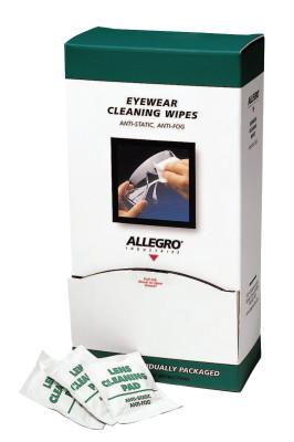 Allegro® Eyewear Cleaning Wipes, 8 in X 5 in, 0350