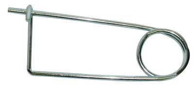 Safety Pins Safety Pin, Small, 2-1/2 in W, 9 in L, 3/16 in dia, Zinc Plated, C-108-S-3/16