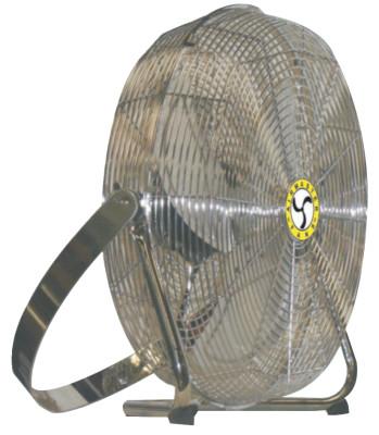 Airmaster® Fan Company High Velocity Low Stand Fans, Swivel, Yoke Mount, 18 in, 1/8 hp, 3-Speed, 78984