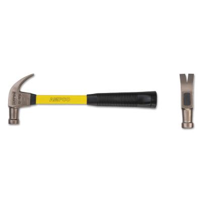 Ampco Safety Tools Claw Hammers, 1 1/4 lb, 14 in L, H-21FG