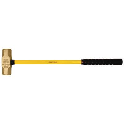 Ampco Safety Tools Non-Sparking Sledge Hammers, 10 lb, 33 in L, H-72FG