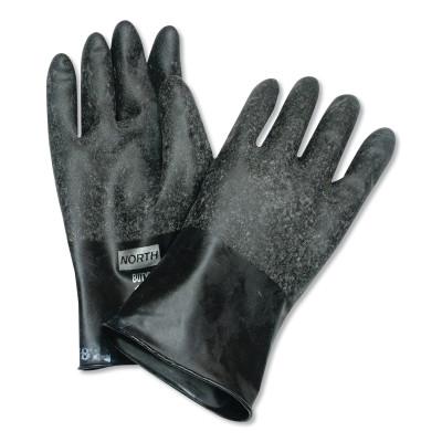 Honeywell Chemical Resistant Butyl™ Gloves, Size 9, Black, 13 mil, Grip-Saf™, B131R/9