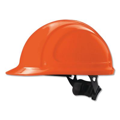 Honeywell North Zone N10 Quick Fit Hard Hat, 4 Point, Front Brim, Orange, N10030000