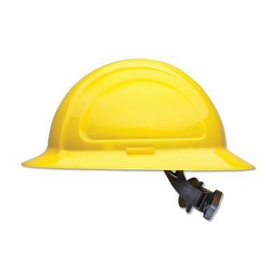 Honeywell North Zone N20 Full Brim Hard Hat, Ratchet, Yellow, N20R020000
