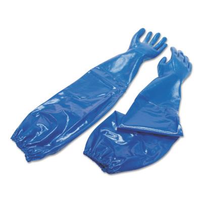 Honeywell Nitri-Knit™ Supported Nitrile Gloves, Elastic Cuff, Interlock Knit, Size 8, Blue, NK803ES/8