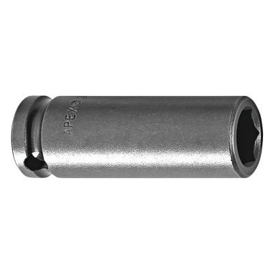 Apex Tool Group 1/4" Dr. Deep Sockets, 20445, 1/4 in Drive, 1/4 in, 12 Points, 1208-D