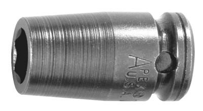Apex Tool Group 3/8" Dr. Standard Sockets, 25946, 3/8 in Drive7/16 in, 6 Points, 3114