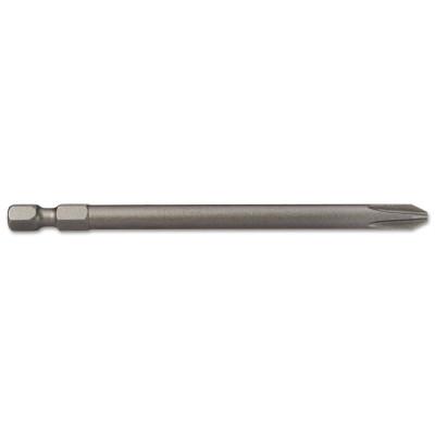 Apex Tool Group Phillips Power Bits, #0, 1/4 in Drive, 6 in, 4910-CX