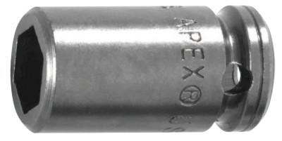 Apex Tool Group 1/4" Dr. Standard Sockets, 08471, 1/4 in Drive, 1/4 in, 6 Points, M1P08