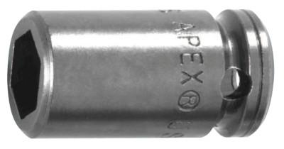 Apex Tool Group 3/8" Dr. Standard Sockets, 08532, 3/8 in Drive3/8 in, 6 Points, M3P12