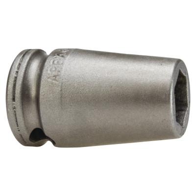Apex Tool Group 3/8" Dr. Standard Sockets, 08534, 3/8 in Drive7/16 in, 6 Points, M3P14