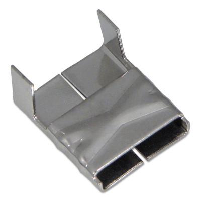 Band-It?? 316 Stainless Steel Clips, 3/4 in, Stainless Steel, AE4569