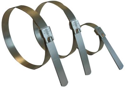 Band-It?? Ultra-Lok Preformed Clamp, 6" Hose ID, 3/4"W, Stainless Steel 201, 25/Bx, UL2169