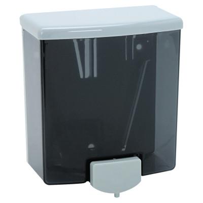 BOBRICK WASHROOM ClassicSeries Surface-Mounted Soap Dispenser, 40oz, Black/Gray, 40
