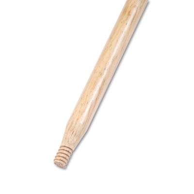 Boardwalk Metal Tip Threaded Hardwood Broom Handle, 1 1/8 in dia x 60 in, Natural, 138
